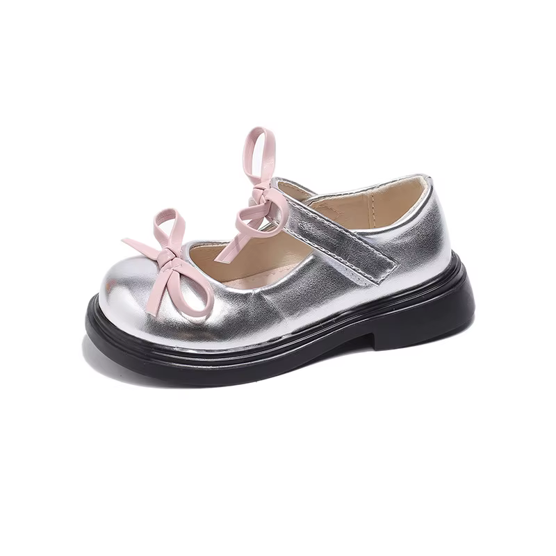 Sandalia de cuero antideslizante para niña – estilo otoño elegante - imagen 3