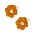 2pcs yellow hairpins