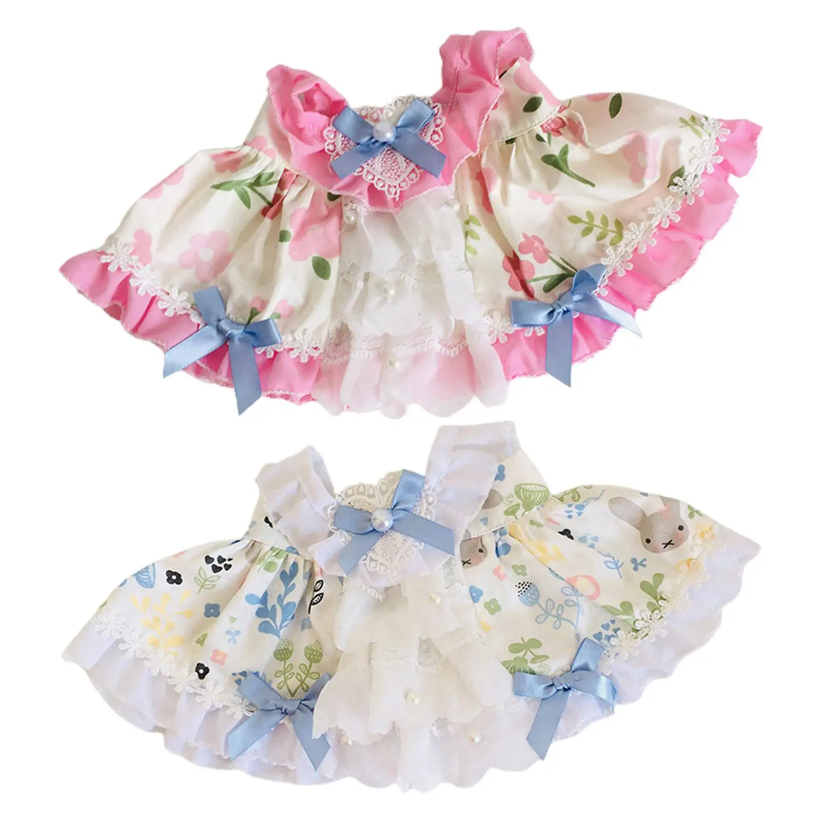 38cm Doll Clothes Plush Doll Accessories Role Playing Photo Props Soft Pretend Play Fashion Gifts Dress up Doll Clothing DIY