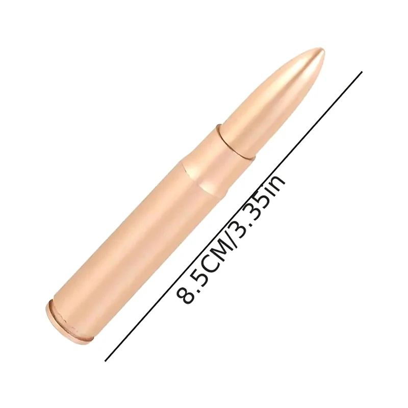 3 bolígrafos de gel con forma de bala azul, herramientas de escritura creativas y novedosas para estudiantes, regalos para fiestas escolares - imagen 3