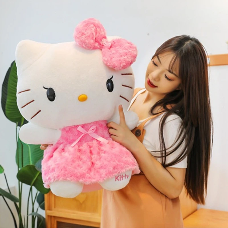 Peluche Hello Kitty Sanrio grande de felpa para niños - imagen 3