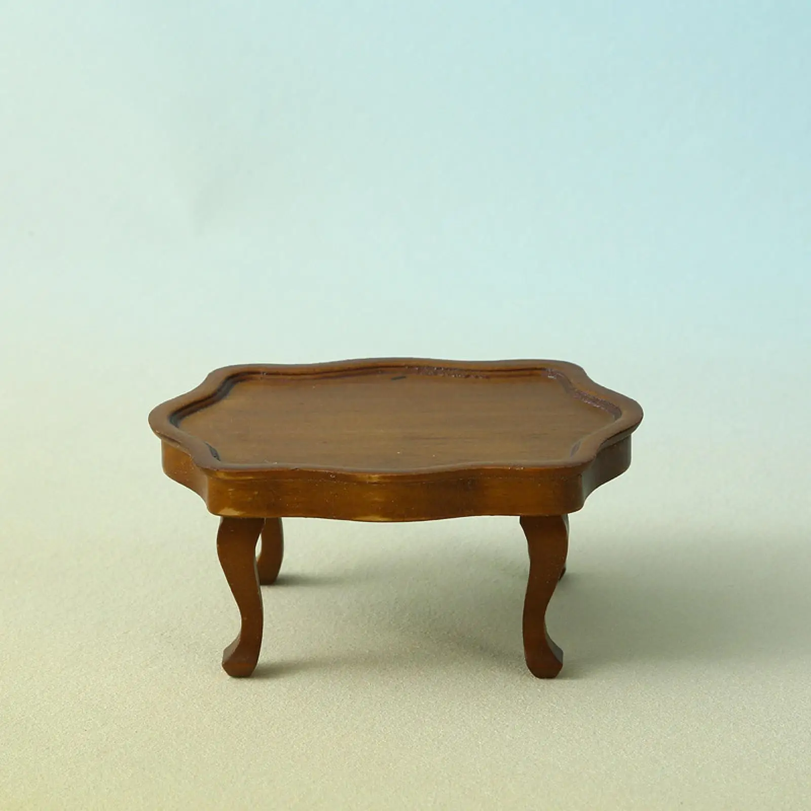 1:12 Dollhouse Table, Miniature Dollhouse Coffee Table, Miniature Desk, DIY Doll House for Ornaments Bedroom