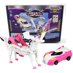 Coche Transformable Unicornio Hello Carbot - Serie Prime Unity