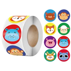 Pegatinas de recompensa infantil con sirena, unicornio y animales