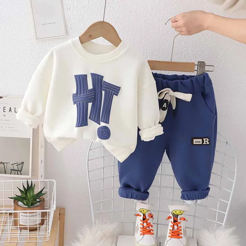 Conjunto de sudaderas para niños – Cuello redondo primavera y otoño - imagen 2