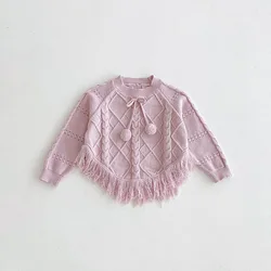 Jersey de punto con borlas Milancel para niño – Otoño