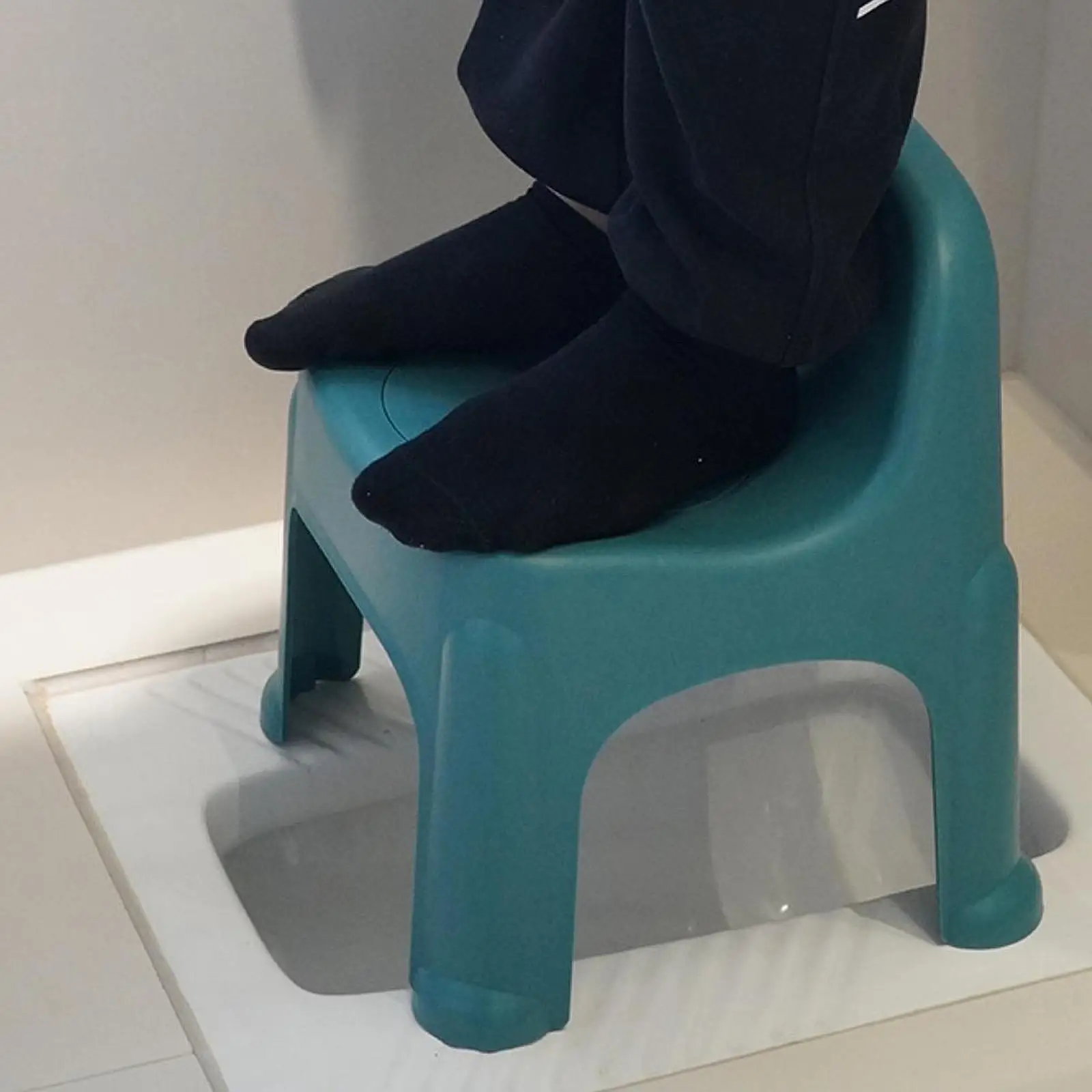 Toilet Stool Squat for Bathroom Compact Seniors Elderly Anti Slip Toilet Step Stool