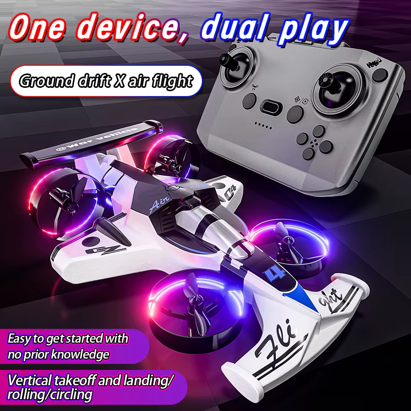 CZ04 Drone Coche RC – Juguete Volador y Terrestre para Niños