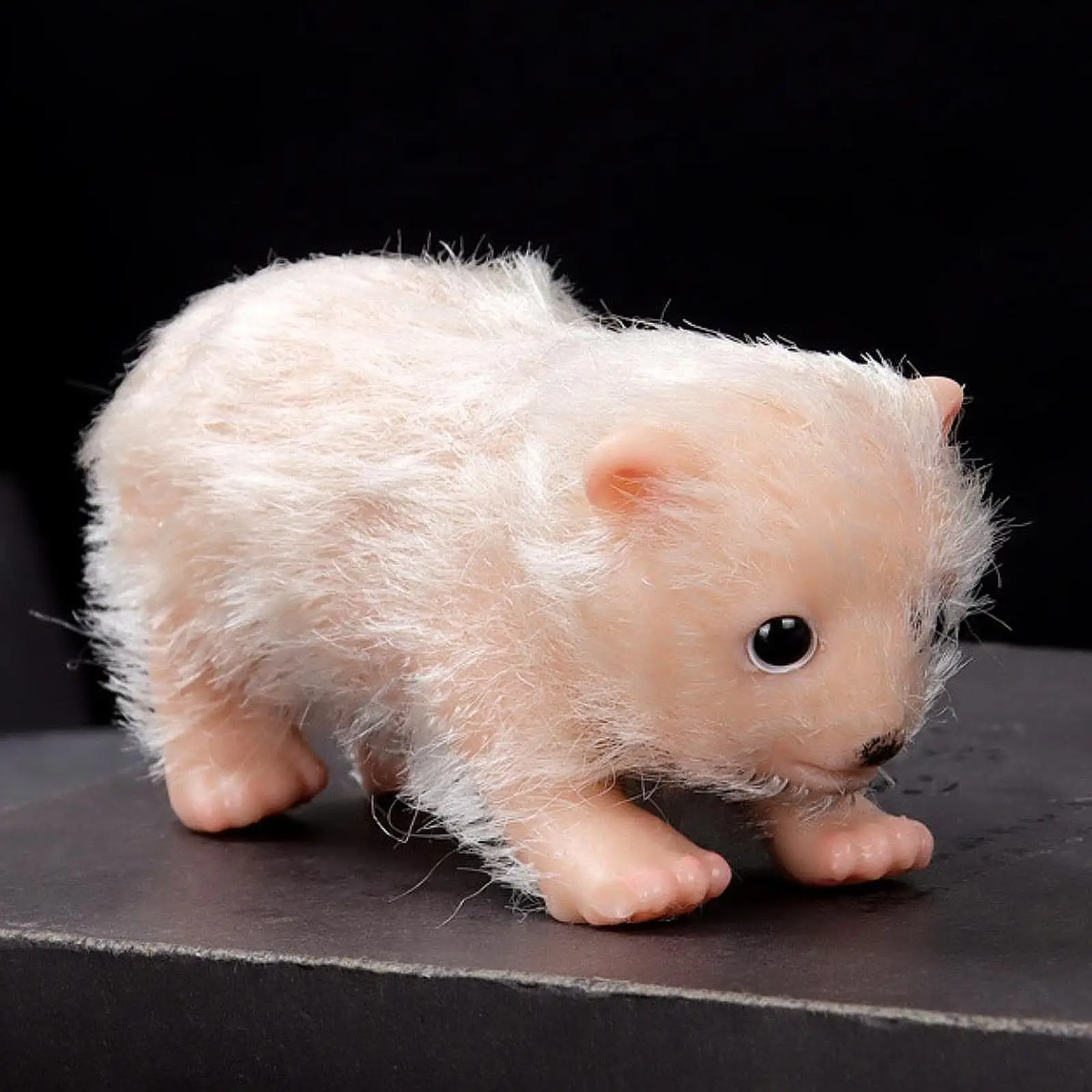 Miniature Reborn Arctic Bear Toy for Home Decoration Collectibles Ornament
