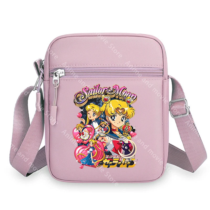 Bolsa Sailor Moon para niña – Bolso cruzado con cremallera personalizado