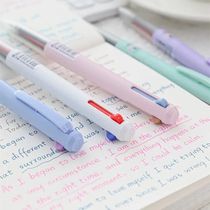 Set de papelería: bolígrafo gel tricolor y marcadores para niños - imagen 2