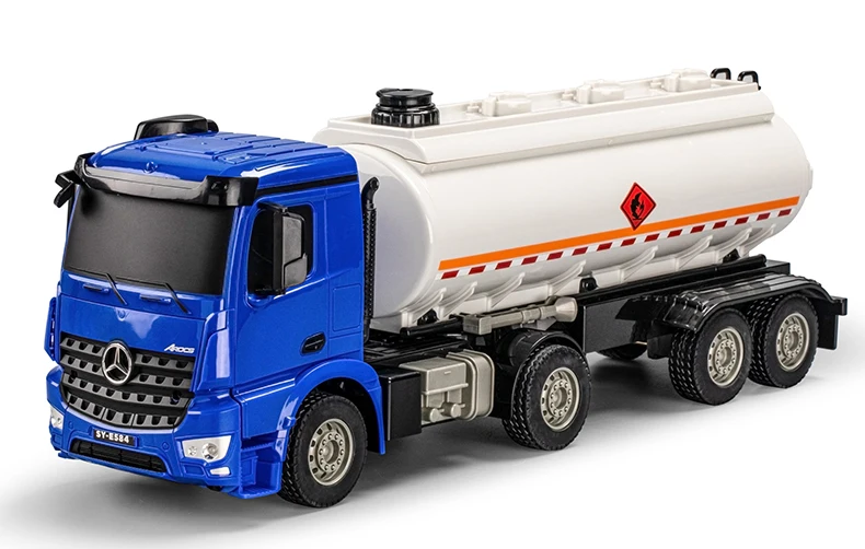Camión teledirigido doble E E584 1/26, camión cisterna de Control remoto, coches y camiones grandes, vehículo de ingeniería eléctrica, juguetes para niños, regalos para niños - imagen 2