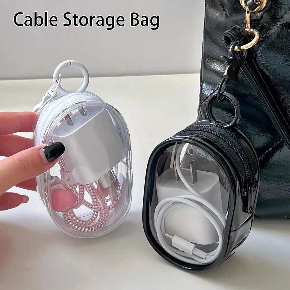Caja organizadora transparente para cables con cubierta protectora - imagen 2
