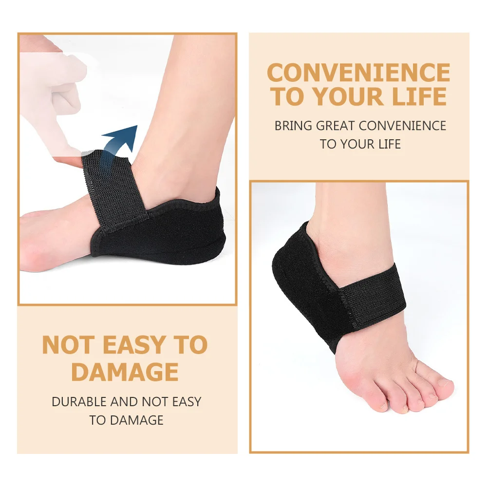 1 Uds., 1 par de cubiertas de silicona, almohadillas elásticas flexibles para el talón para aliviar el dolor, soporte protector cómodo antideslizante para el talón - imagen 4