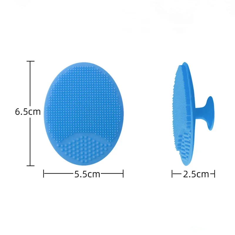 Cepillo de silicona para baño y masaje del bebé recién nacido - imagen 4