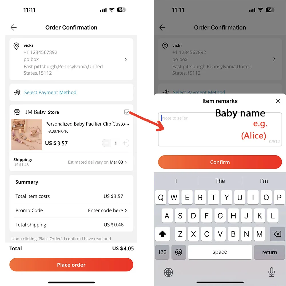 Chupete personalizado para bebé, Clip de madera con nombre personalizado, recuerdo para recién nacido, suministros para bebé, regalo para madre - imagen 3