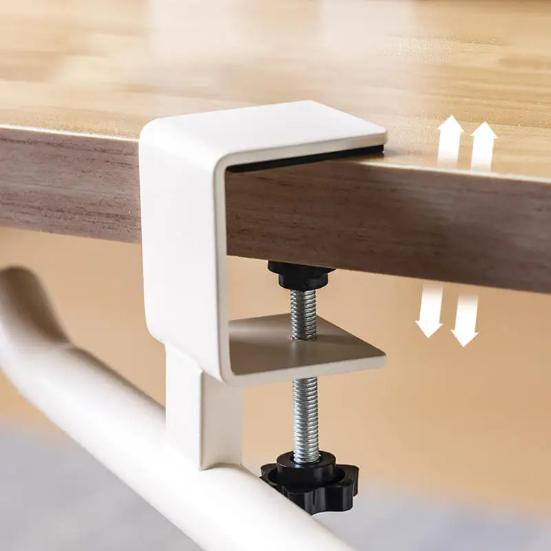 Nuevo bolso con gancho portátil con borde de escritorio ajustable, bolsa colgante lateral para escritorio de estudiante, soportes de bolso extraíbles, gancho de mesa multifuncional - imagen 4