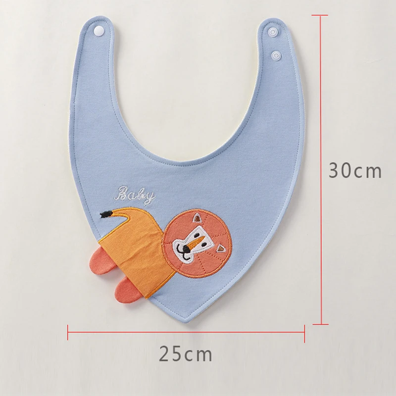 Babero bandana de algodón suave para recién nacido - imagen 5