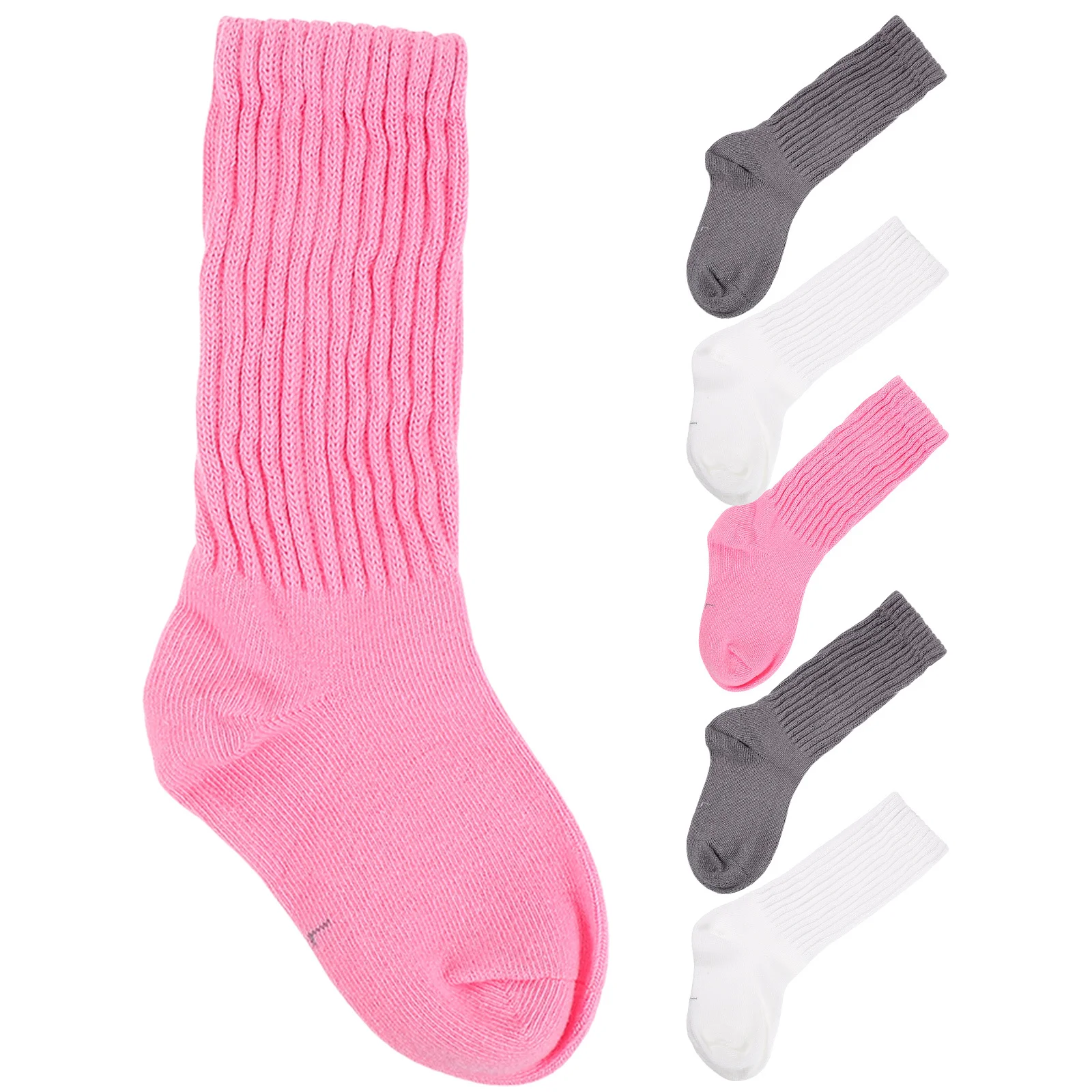 3 pares de calcetines de algodón para bebé, cálidos y transpirables a media pantorrilla para niños y niñas, calcetines suaves y cómodos perfectos para niños de 4 a 6 años