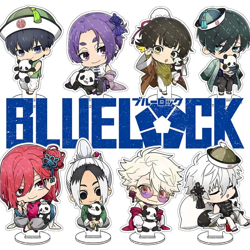 Soporte acrílico de cerradura azul Isagi Yoichi, figura de dibujos animados, colección de Anime, adorno de escritorio, juguetes, modelo, Accesorios, regalos para amigos