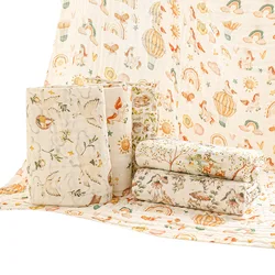 Manta envolvente de muselina para bebé – Suave y absorbente