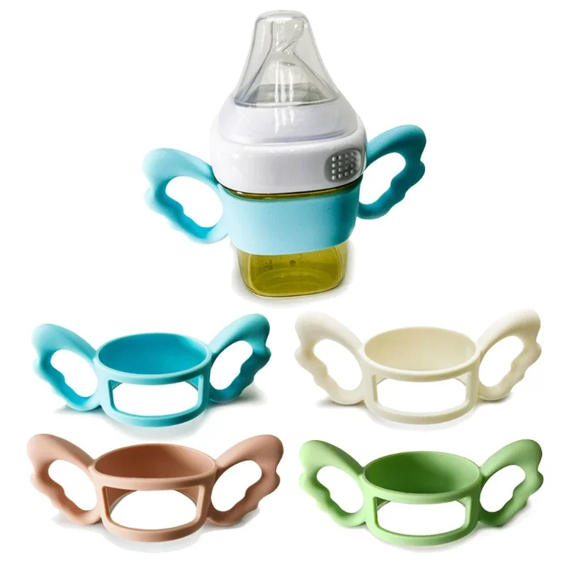 Asas de silicona para biberón Hegen – Tirador práctico cuello ancho - imagen 3