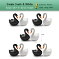 Swan Black White