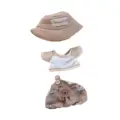khaki with hat