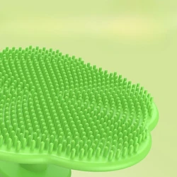 Cepillo de silicona para bebé – Masajeador suave del cabello