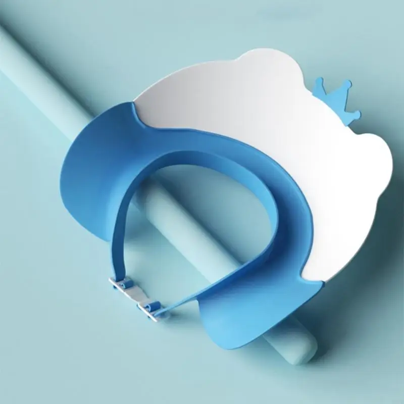 D7YD Infant Shower Caps Adjustable Kids Hair Washing Hat for Baby Unisex Safe Daily - imagen 5