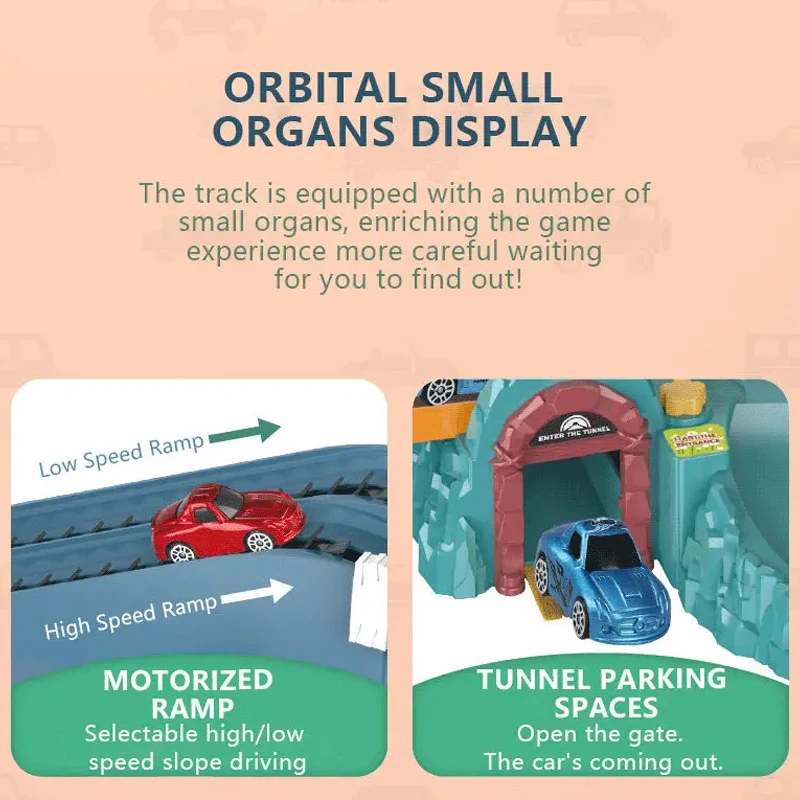 Carril eléctrico con tema de León para niños, estacionamiento de construcción, carreras, regalos de vacaciones, cumpleaños, carreras educativas - imagen 5