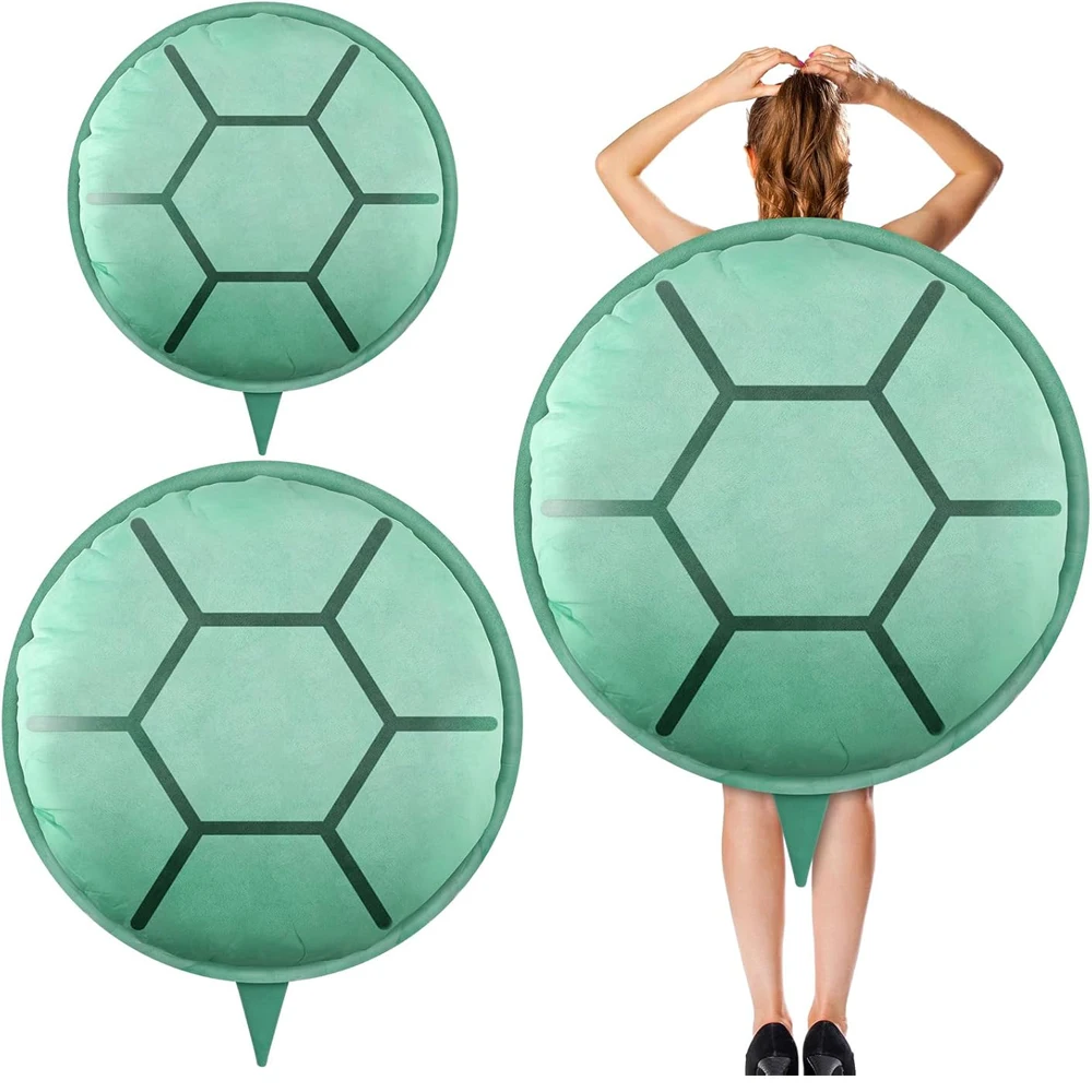 Peluche tortuga verde de concha suave para bebés y niños