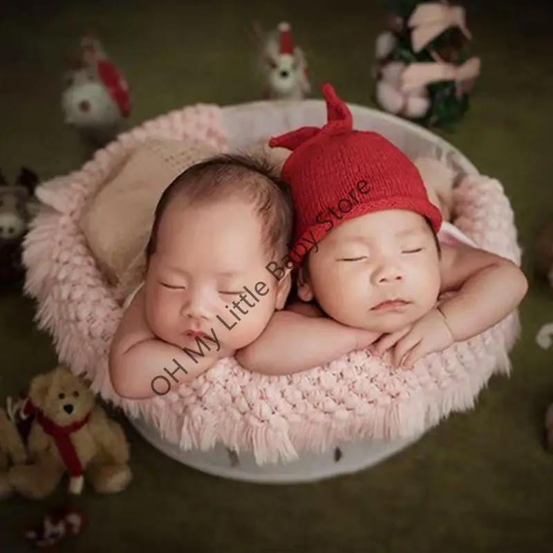 M76C atrezos para fotografía bebés manta para recién nacidos envolturas punto elástico Color sólido