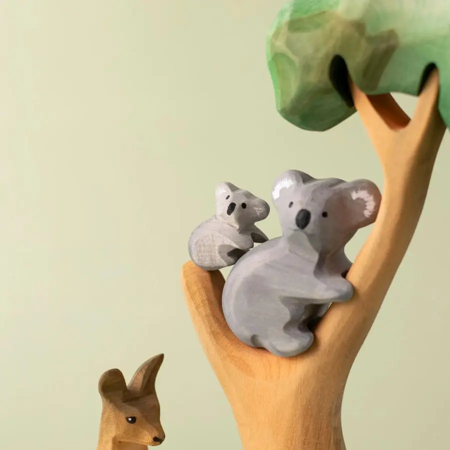 Árbol de madera Baobab, juguete hecho a mano para niños, juguete de madera Montessori, juego grande de palmera, juguete Waldorf, juguete ecológico para niños, cumpleaños - imagen 5