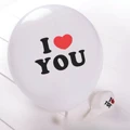 I Love white 100pcs