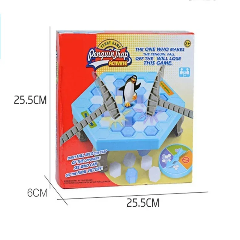 ¡CALIENTE! Mini trampa de pingüinos para padres e hijos, entretenimiento interactivo, juego de mesa interior, juguetes para chico, rompecabezas familiar, bloque de hielo, guardar pingüino - imagen 3