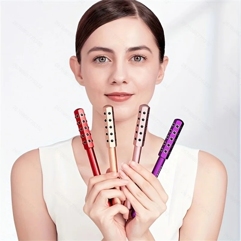 Varita de belleza Germanlum, masajeador con rodillo de elevación y masaje Faclal, herramienta de masaje Faclal de piedra de cuarzo no eléctrica, amigable - imagen 4
