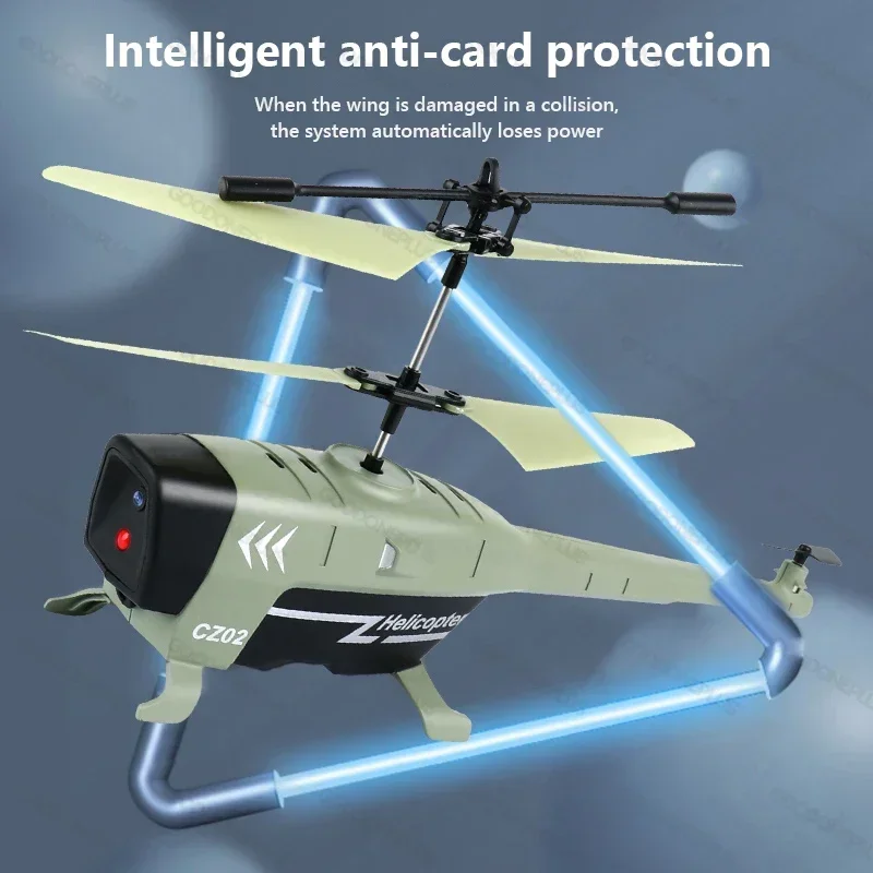 Helicóptero RC con evitación de obstáculos eléctrico para niños - imagen 5
