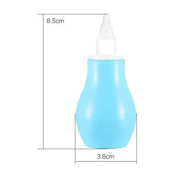 Aspirador nasal silicona azul