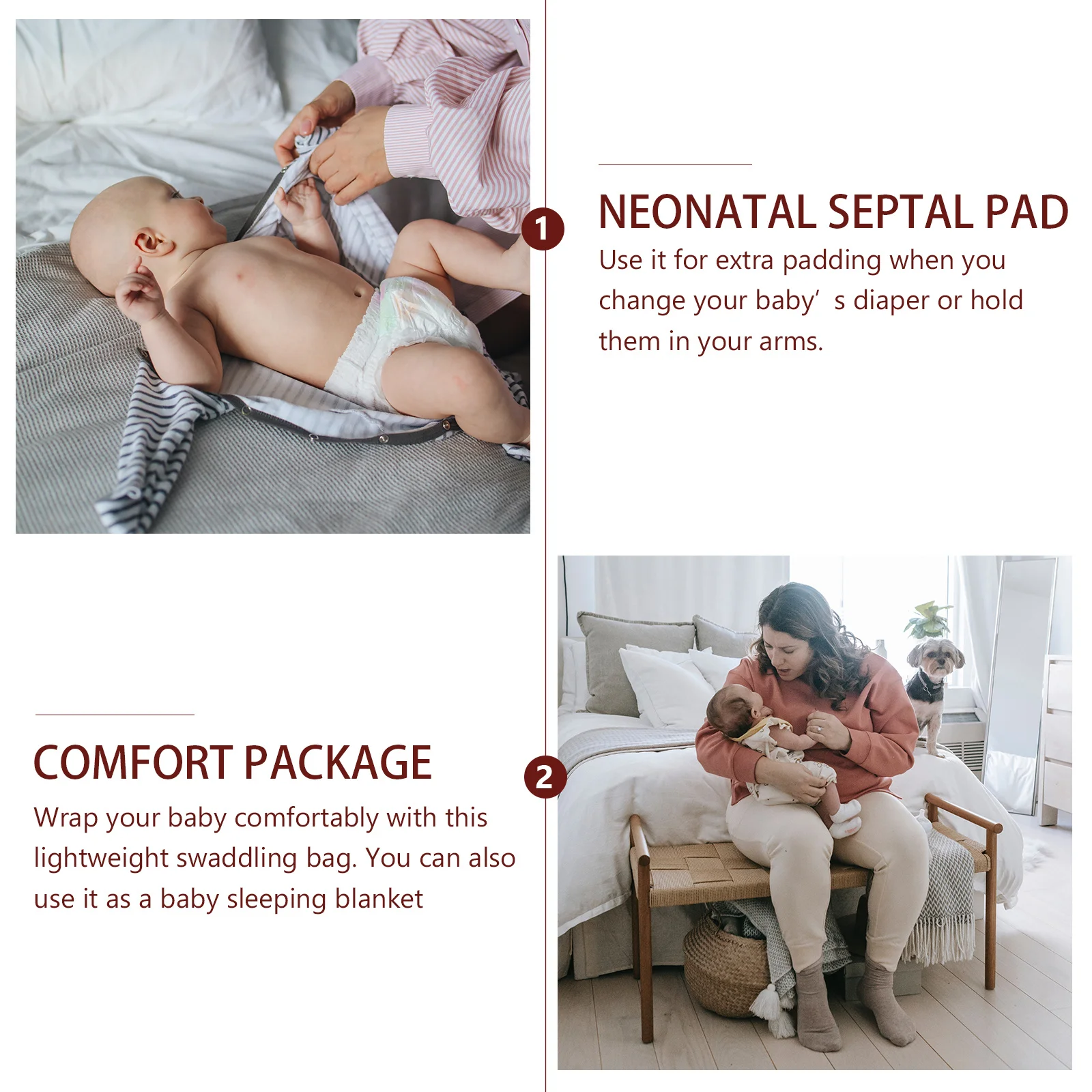 Manta envolvente para bebé recién nacido, manta ligera para dormir, ropa de cama, cuna de viaje, manta envolvente - imagen 3