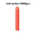 100 Pcs-red sucker