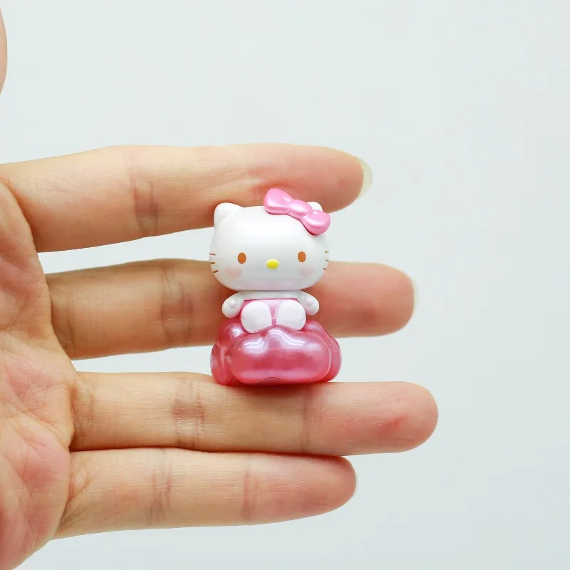 Sanrio personajes caja ciega juguetes lindos frijoles My Melody Pom Purin Kuromi regalos de muñecas juguetes coleccionar adornos - imagen 5