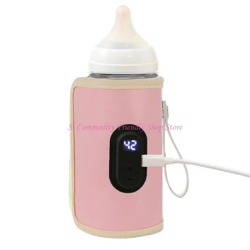 Funda calentadora botellas leche portátil 85AE, funda multifunción para temperatura constante - imagen 5