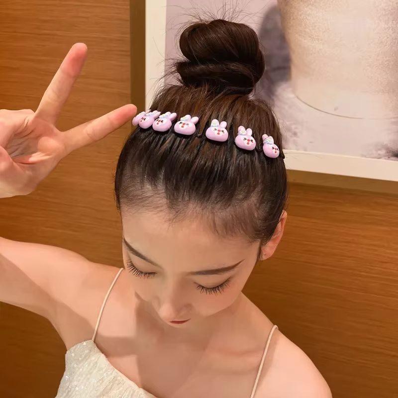 Diadema oso Y2K para niñas – Accesorio de cabello princesa