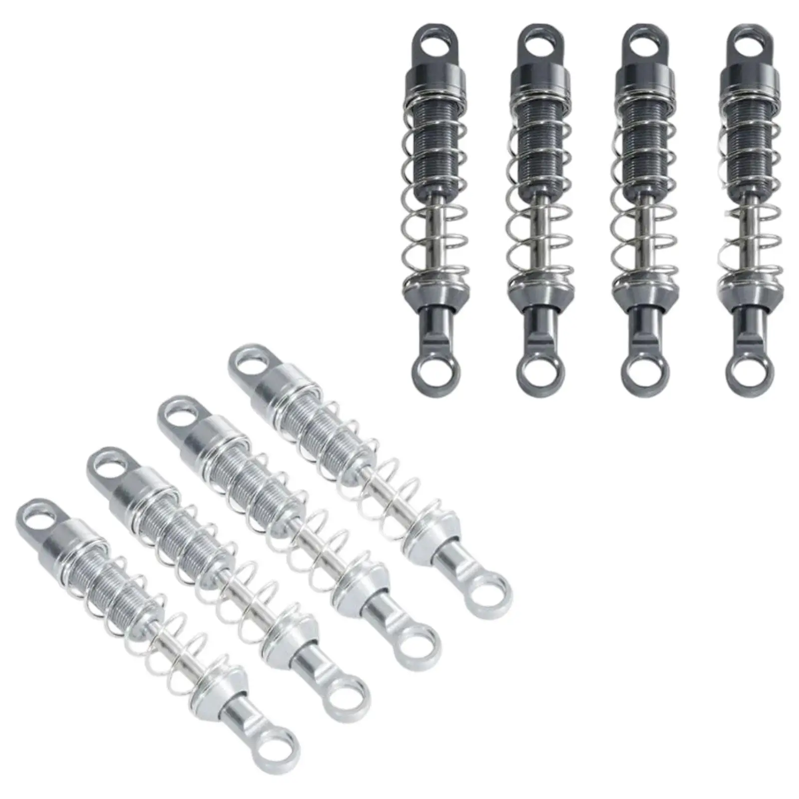 4x Metal Shock Absorbers Spare Parts Replacement Accessories,Assembled,Dampers Metal Spring for 1/12 MN99S MN82 MN78 Crawler 4x Metal Shock Absorbers Spare Parts Replacement Accessories,Assembled,Dampers Metal Spring for 1/12 MN99S MN82 MN78 Crawler