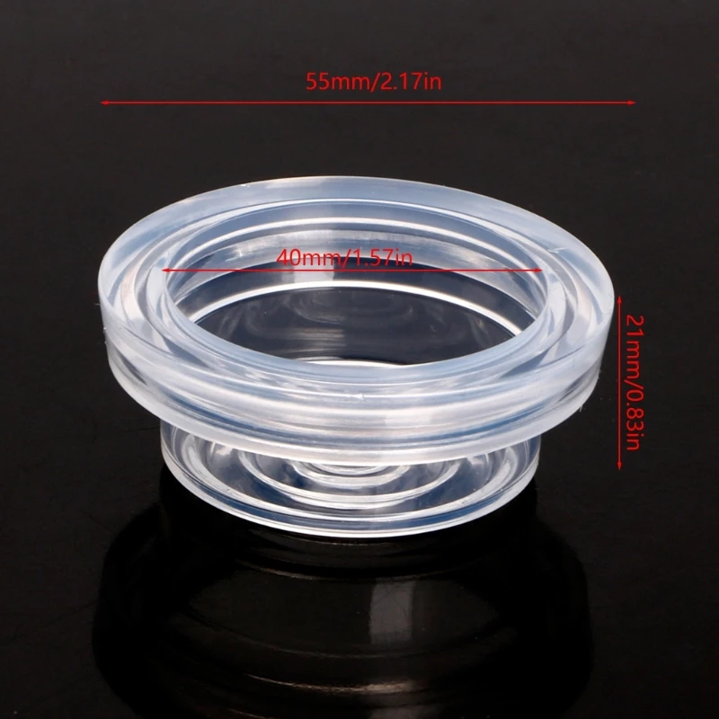 Piezas de repuesto de alimentación de silicona para bebé, accesorios de diafragma para extractor de leche, ventosa, cuenco de silicona con diafragma de succión - imagen 4