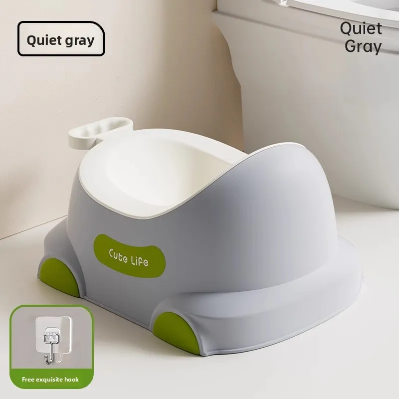 Inodoro de entrenamiento para orinal montado en la pared para niños, urinario de pie 2 en 1, a prueba de salpicaduras, fácil de limpiar, orinal que ahorra espacio