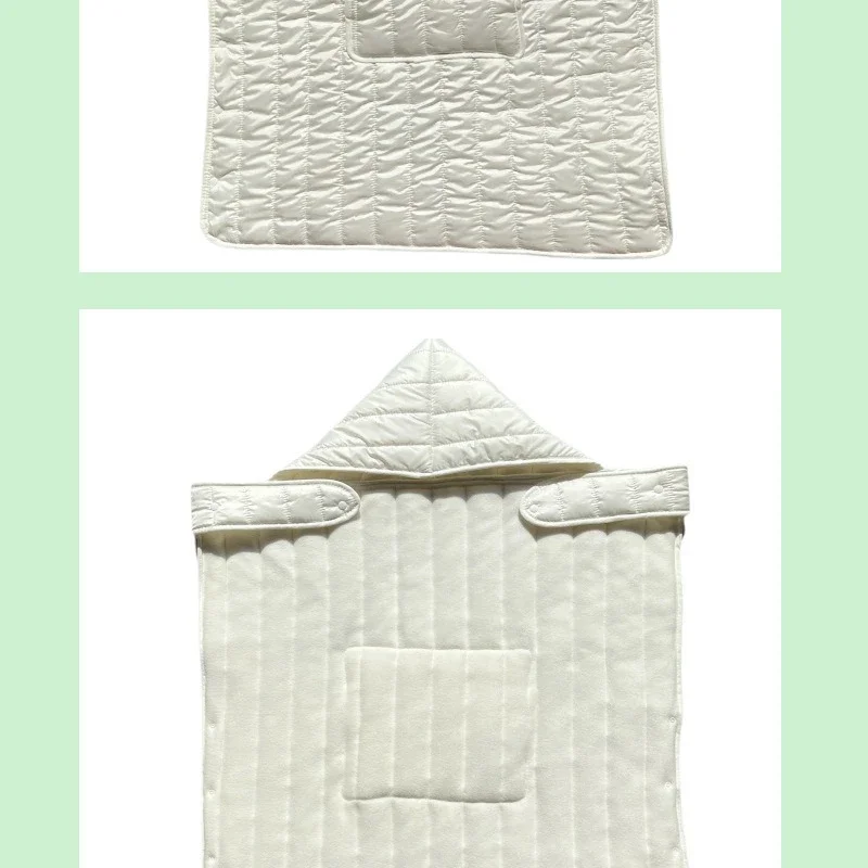 BabyfondKids-Manta gruesa a prueba de viento para otoño e invierno, funda para cochecito, manta, taburete de cintura para bebé, capa para Halloween - imagen 5