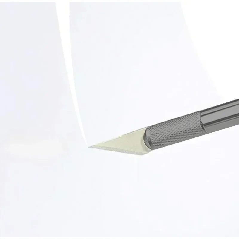 Bisturí para manualidades de alimentos y frutas, nuevo cuchillo de 50/100 Uds., herramienta de corte de escultura de madera DIY, cuchillas de grabado de Metal, cuchillos para tallado de madera - imagen 3