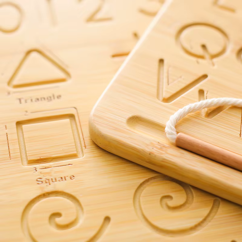 Tablero alfabeto Montessori en madera – Aprende letras - imagen 5